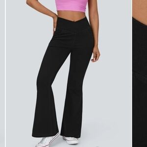 Halara New Flex High Waisted Crossover Pocket Washed Denim Pants